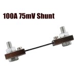 Shunt for ammeter, 100 A, 75 mV, FL-2 model